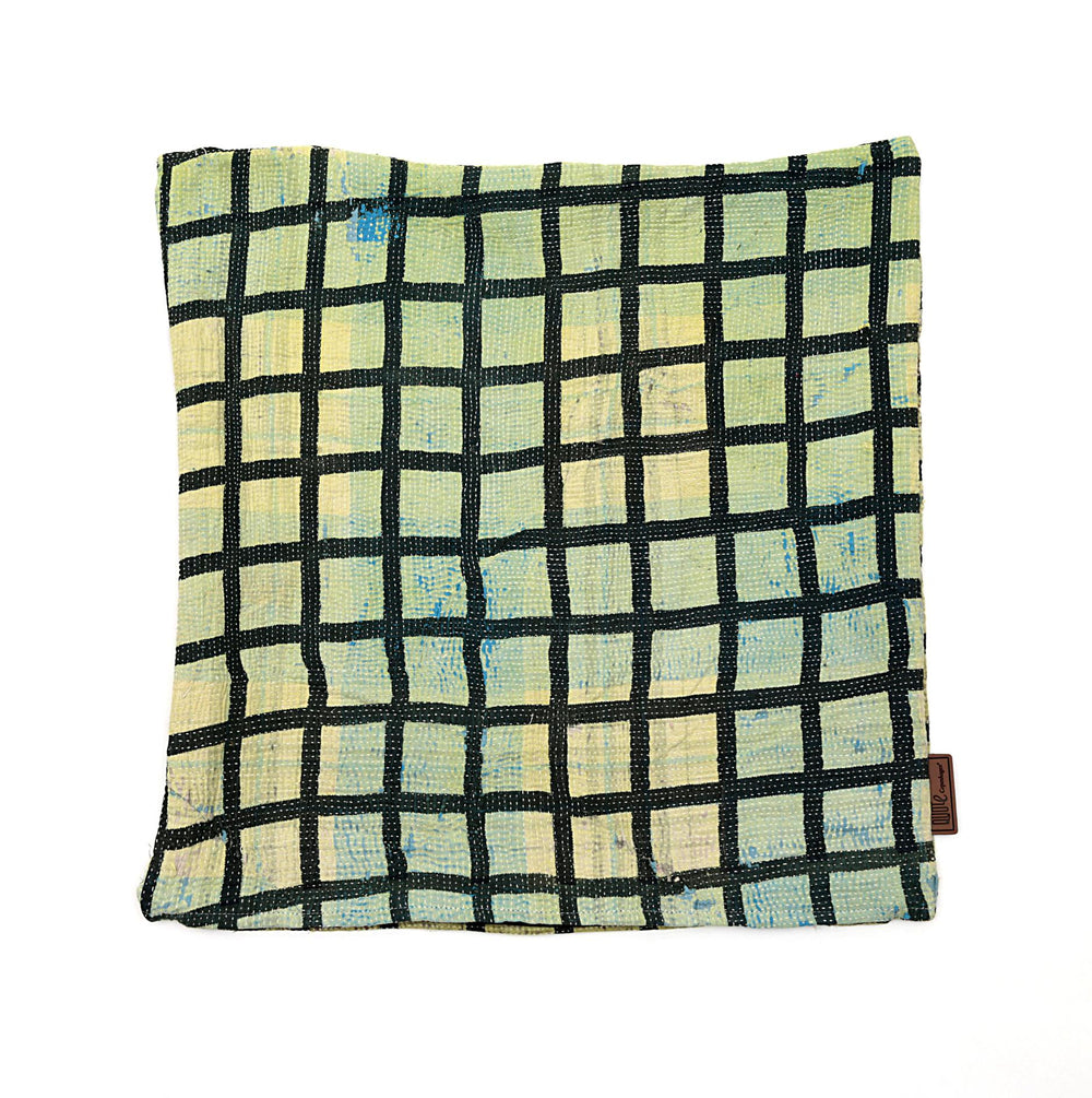 Sari-Kissenbezug 50x50 – Beige & Grau