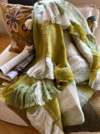 Winterkaro in Salbei/Olivgrün