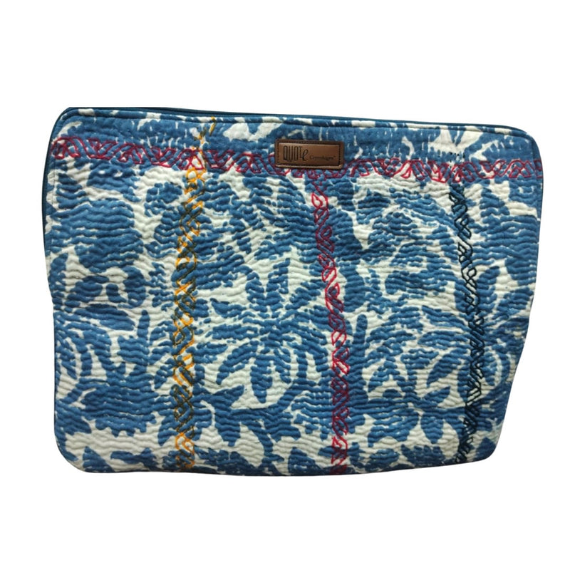 Ipad Cover Vintage Pearl Wisper Indigo Reverse