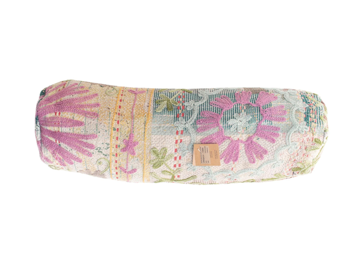 Suzani Nackenrolle Kissenbezug Ø20x60