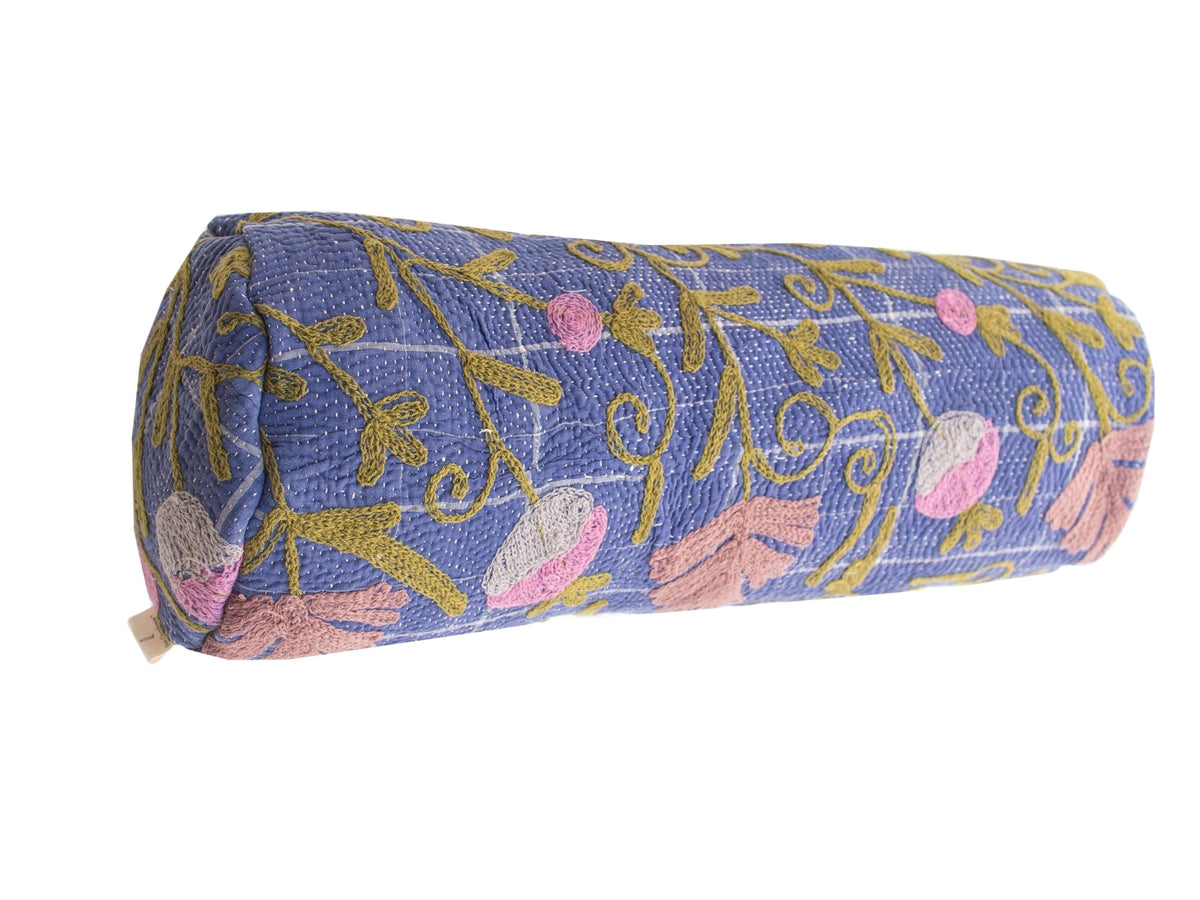 Suzani Nackenrolle Kissenbezug Ø20x60