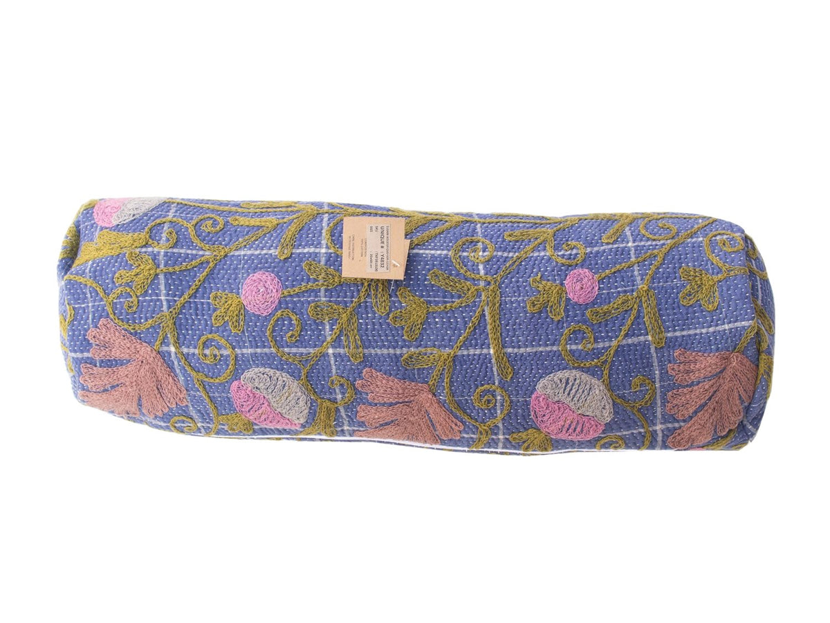 Suzani Nackenrolle Kissenbezug Ø20x60