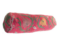 Suzani Nackenrolle Kissenbezug Ø20x60