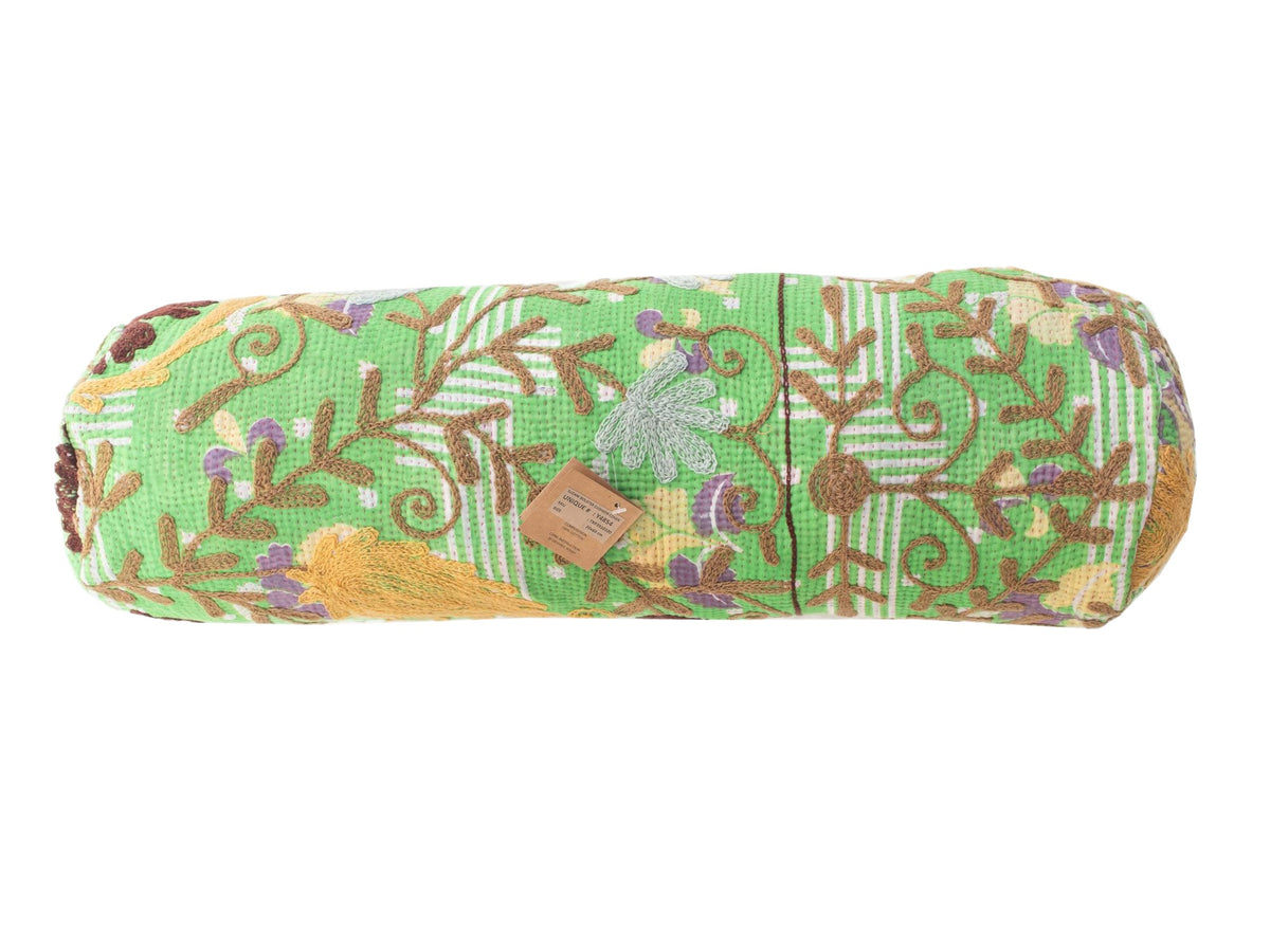 Suzani Nackenrolle Kissenbezug Ø20x60