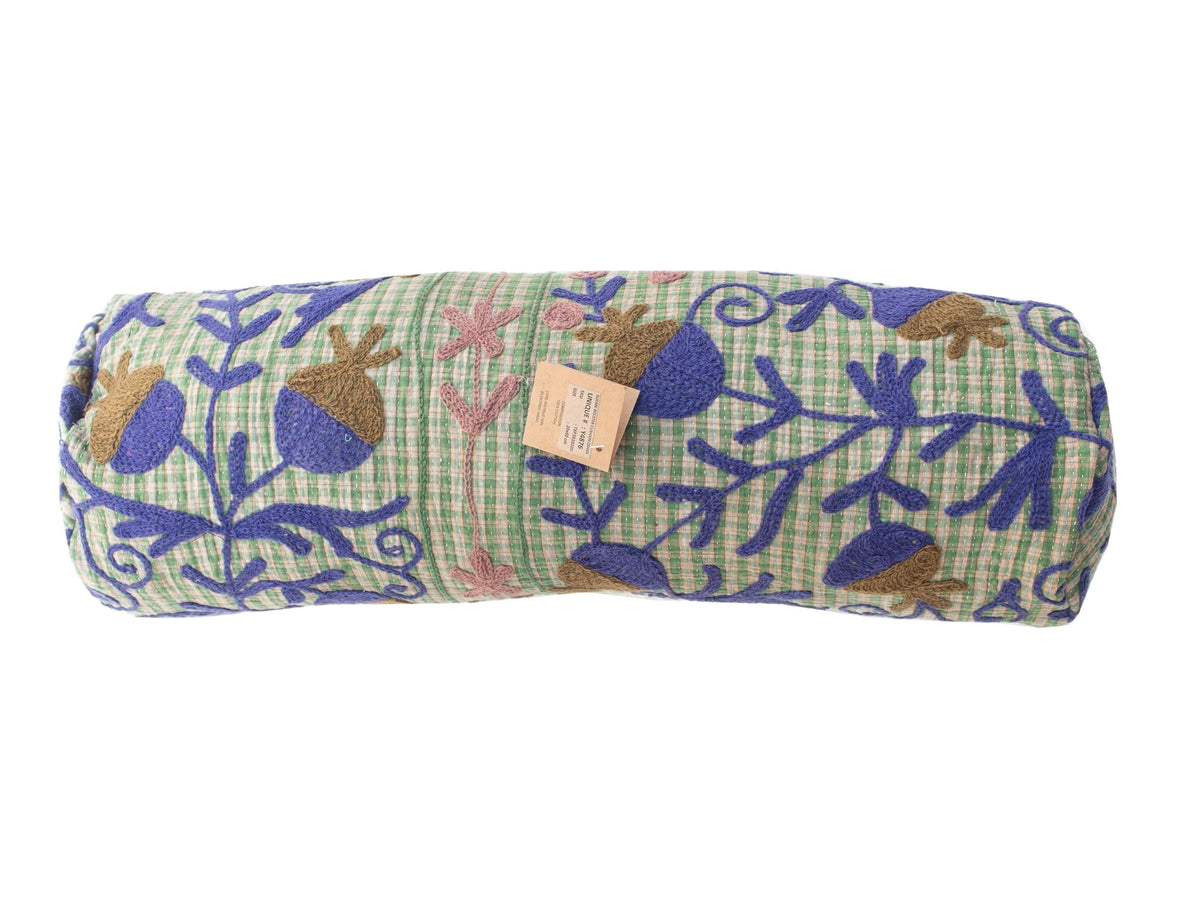 Suzani Nackenrolle Kissenbezug Ø20x60