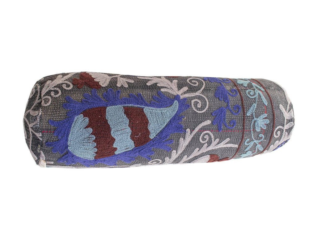 Suzani Bolster Cover Ø20x60