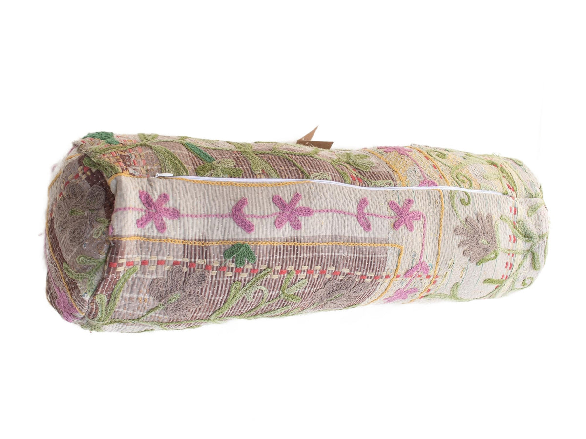 Suzani Nackenrolle Kissenbezug Ø20x60