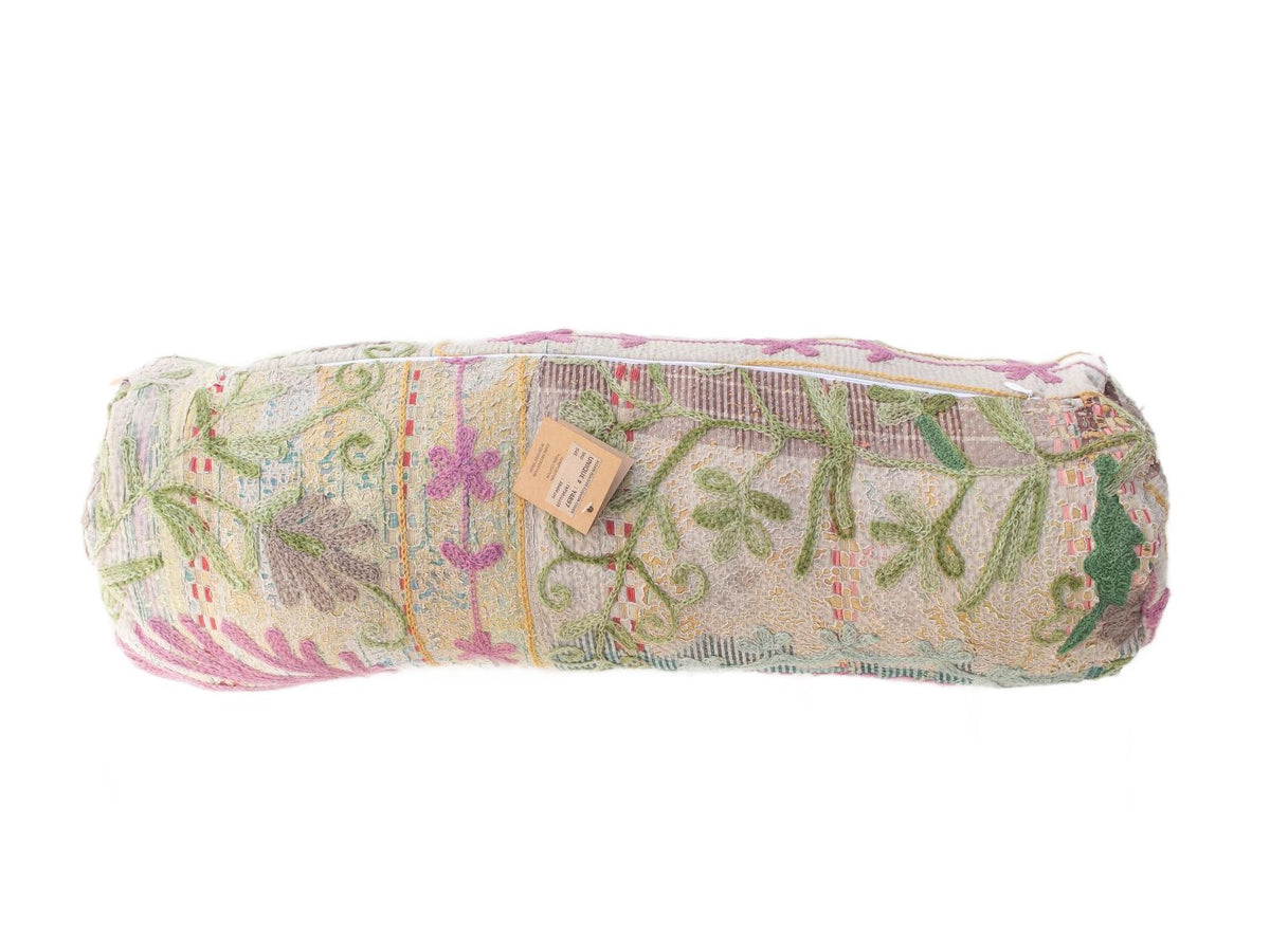 Suzani Nackenrolle Kissenbezug Ø20x60