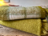 Olivgrünes Winterplaid