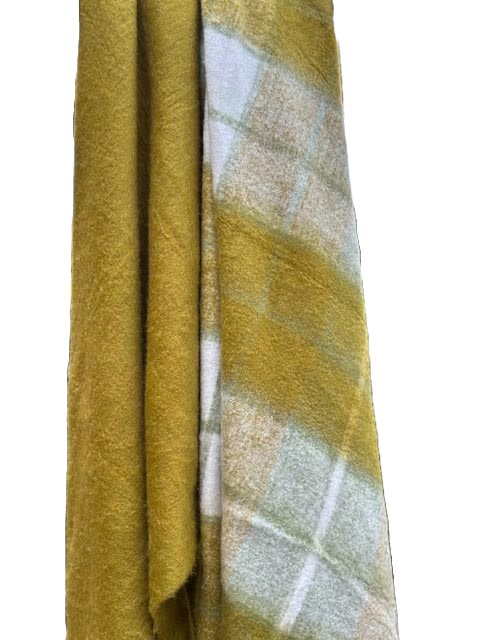 Sage Olive Winter Plaid Quote Copenhagen